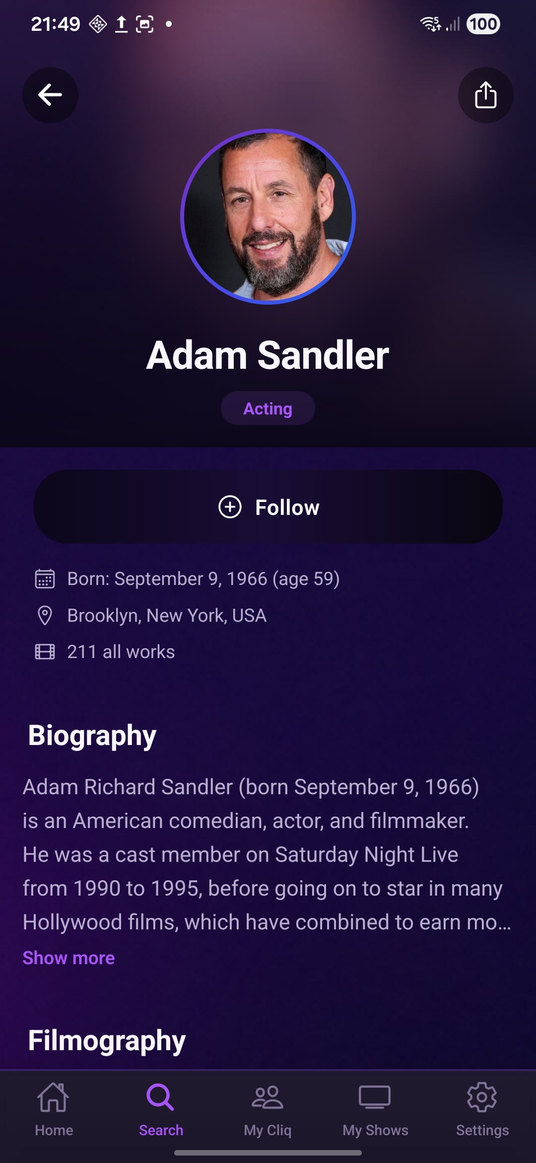 Creator Profile