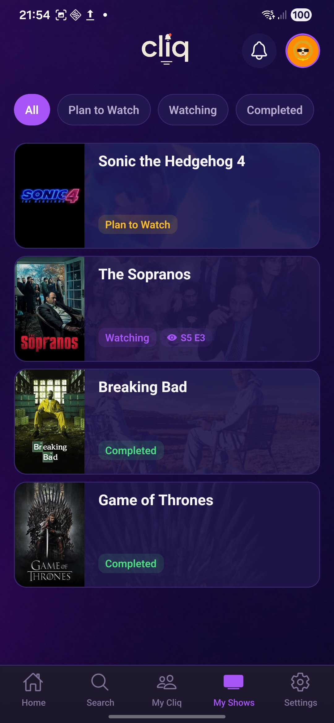 My Shows